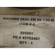 205051 Machine Seal EM 9-130-N - New No Box