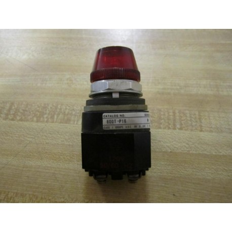 Allen Bradley 800T-P16R Pilot Light Red 800TP16R Ser. N - Used