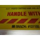 Brady 121155 Hazardous Waste Label (Pack of 12) - New No Box
