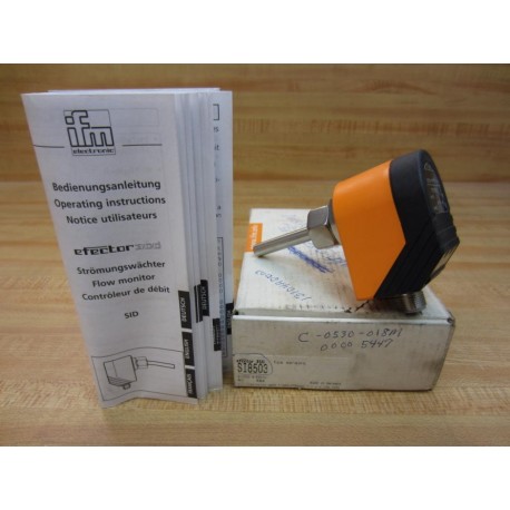 IFM Efector SI8503 Flow Monitor SID10ADBFPKGUS