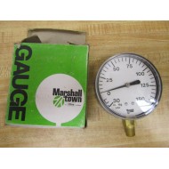 Marshall Town G24478 Pressure Gauge 0-150 Psi 0-30 In. Hg Vac