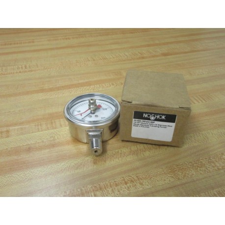 Noshok 25-400-160-PSI-MIP Gauge 25400160PSIMIP