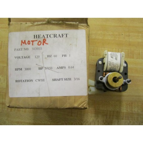 Bohn 5030-SS Heat Craft Motor 5030SS Interlink