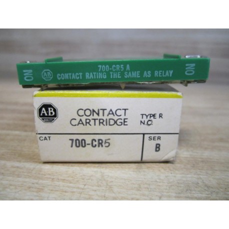 Allen Bradley 700-CR5 Contact Cartridge 700CR5 Series B