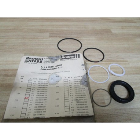 Hanna G-3 Cylinder Rod Packing Kit G3