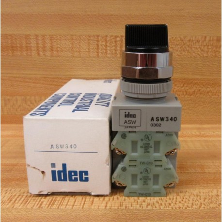 Idec ASW340 3 Position Selector Switch TW-C10