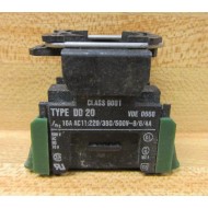 Square D 9001-DD20 Contact Block 9001DD20 - Used