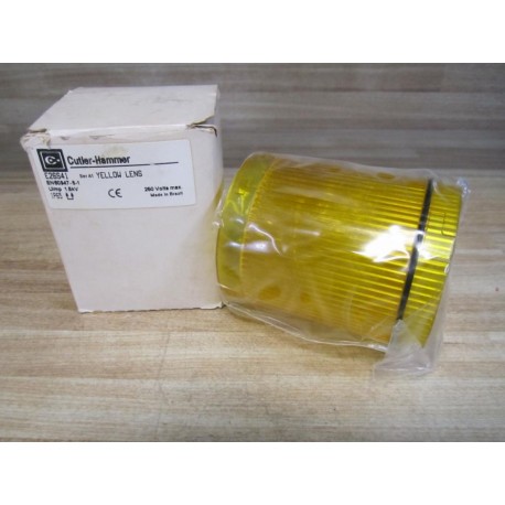 Cutler Hammer E26-S40 Eaton Replacement Lens E26S40 Yellow