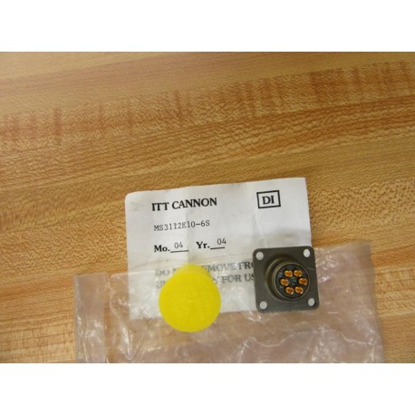 ITT Cannon Electric MS3112E10-6S Connector MS3112E106S