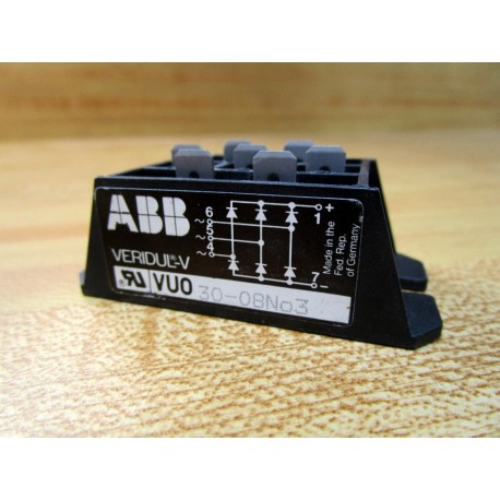 ABB VUO30-08NO3 Bridge Rectifier VUO3008NO3 - New No Box