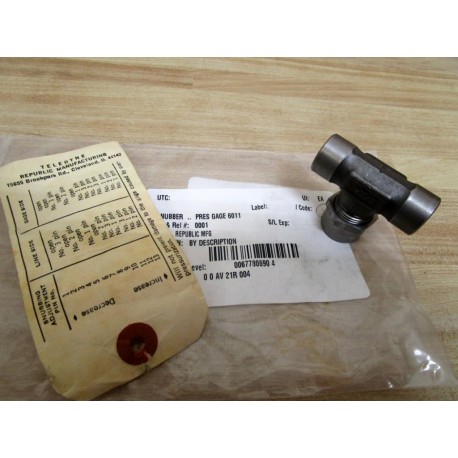 Teledyne 6011 Pressure Gage Snubber