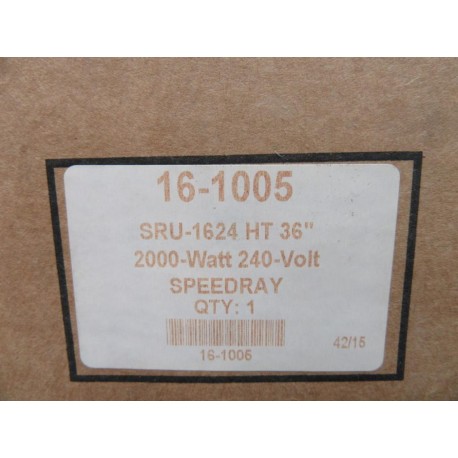 Infratech SRU1624HT Infrared Curing System