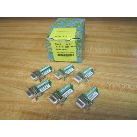 VS-09-BU-DSUB9-MPT-0.5 D-Sub Connector VS09BUDSUB9MPT05 (Pack of 6)