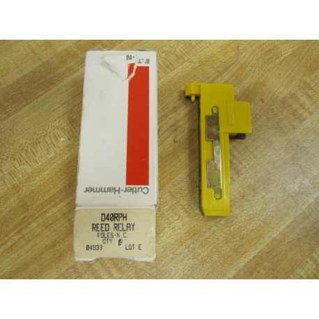 Cutler Hammer D40RPH Eaton Reed Relay - Pole NC