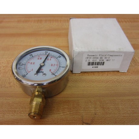 Dynamic Fluid CF1V-000A Gauge CF1V00A 30-0