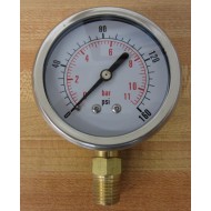 Dynamic Fluid CF1P-010A Gauge CF1P010A 0-160PSI