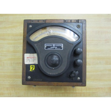 GE General Electric 3675325 Antique Amp Meter Vintage Industrial 39012 - Used