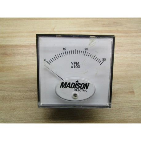 Madison Electric 905975 0886 Meter VPM X 100 Beede - New No Box