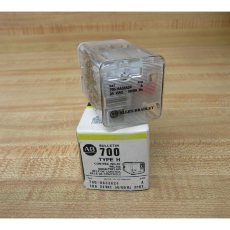 Allen Bradley 700-HA33A24 Relay 700HA33A24 Series A