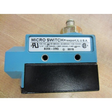 Honeywell BZE6-2RQ Micro Switch Limit Switch BZE62RQ - Used