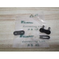 Tsubaki R S  40 Connecting Link (Pack of 23)