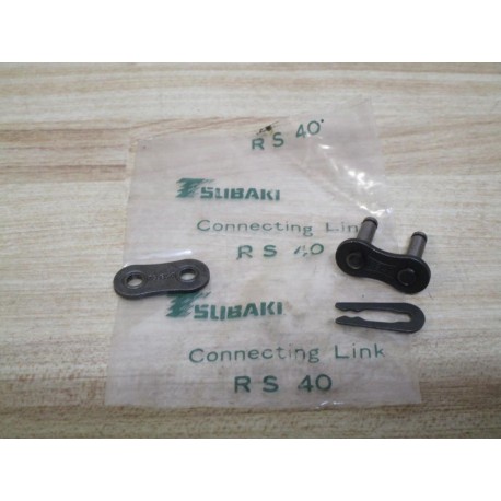 Tsubaki R S  40 Connecting Link (Pack of 23)