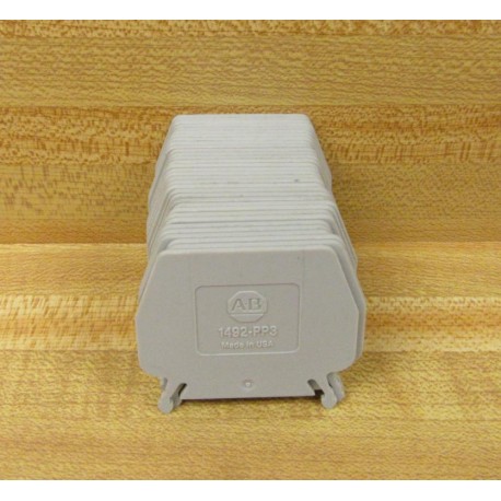 Allen Bradley 1492-PP3 Partition Plates Barriers 1492PP3 (Pack of 33) - New No Box