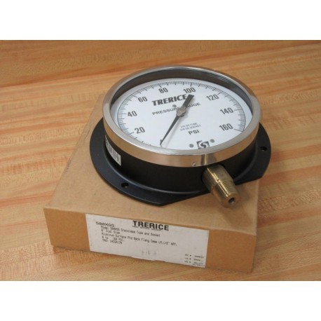 Trerice 500XGG Pressure Gauge 6" 0-160 PSI