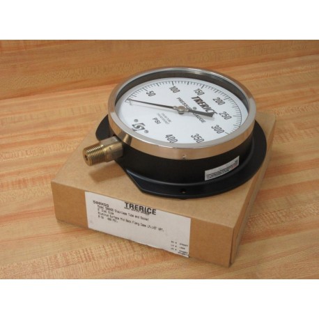 Trerice 500XGG Pressure Gauge 6" 0-400 PSI