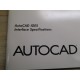 Autodesk 100562-01 AutoCad Manual Set Release 12 - Used