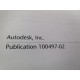 Autodesk 100562-01 AutoCad Manual Set Release 12 - Used
