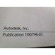 Autodesk 100562-01 AutoCad Manual Set Release 12 - Used