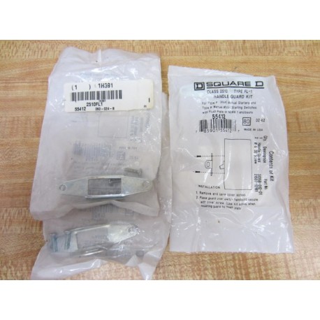 Square D 2510 FL-1 2510FL1 Pack Of 3 Handle Guard Kits