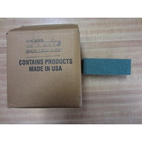 2X2X6 Abrasive Blocks Grade 0802-0901 (Pack of 6)