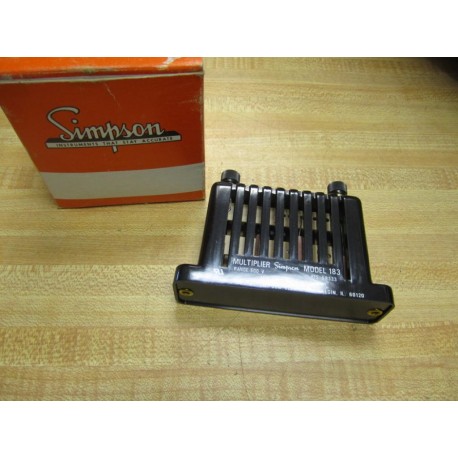 Simpson 183 Multiplier Resistor 500 Volt Res. 58333