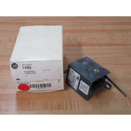 Allen Bradley 1495-N34 Electrical Interlock 1495N34