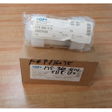 Georg Fischer 175 360 413 Ball Check Valve 175360413 d32DN25