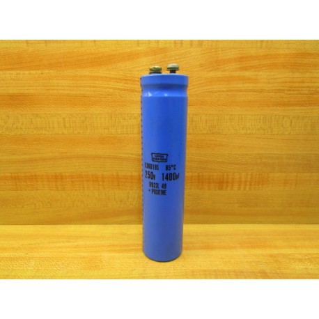 Nippon Chemi-Con U36D185 Capacitor 1400µF uF 250V - Used