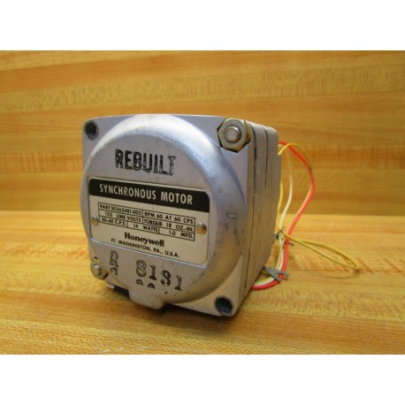 Honeywell 30362481-002 Motor 30362481002 RPM 60 120V 14W - Used