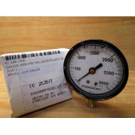 US Gauge 2C671 Gauge  63W3005PHL02LXZG 0-3000PSI