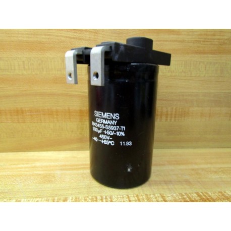 Siemens B43455-S5937-T1 Capacitor B434555S5937T1 - Used