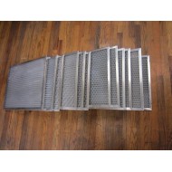 24X20X1 Pack Of 12 Aluminum Filter Elements - New No Box