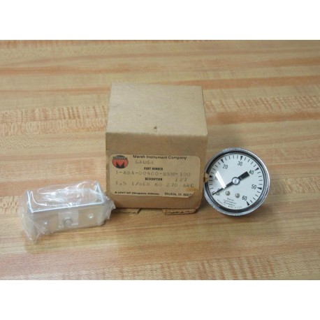 Marsh Instrument 1-ABA-00400-BSN-100 Gauge 1ABA00400BSN100