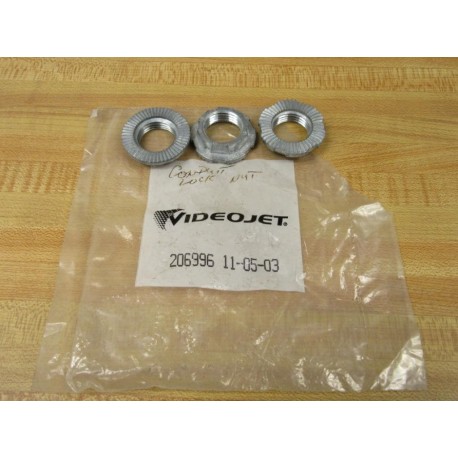 Videojet 206996 Conduit Lock Nut (Pack of 3)