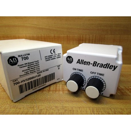 Allen Bradley 700-HV32BBU120 Repeat Cycle Timer 700HV32BBU120 Series B