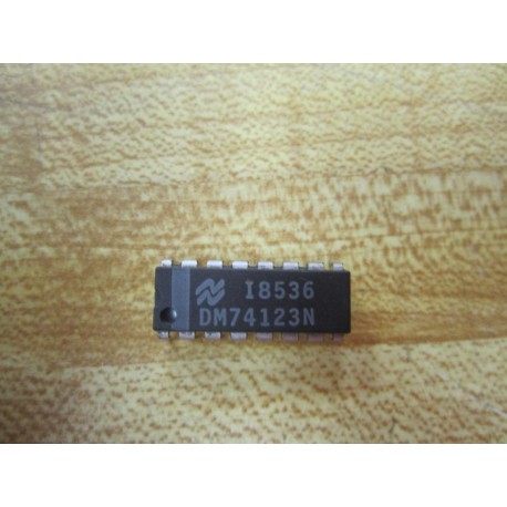 National Semiconductor DM74123N Integrated Circuit (Pack of 3)