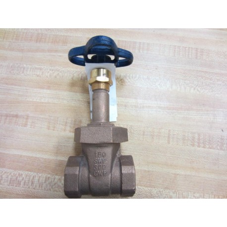 Nibco T-134 SP-80Bronze Gate Valve - Size 1" Threaded - New No Box