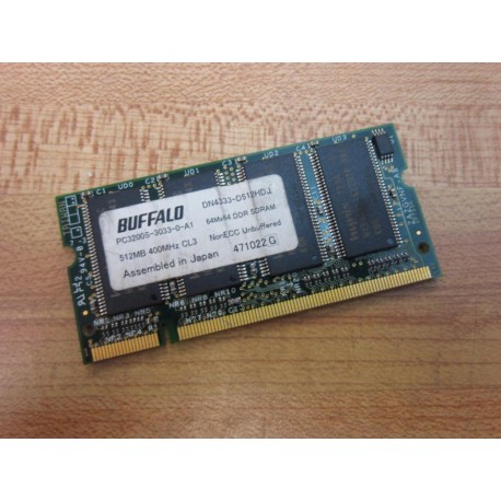 Buffalo PC3200S-3033-0-A1 Memory Board PC3200S30330A1 - Used