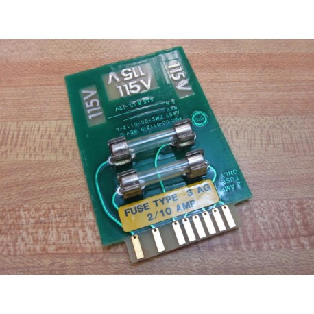 Micro Motion FMC-00-0112-B Fuse Board FMC000112B Rev.C - Used