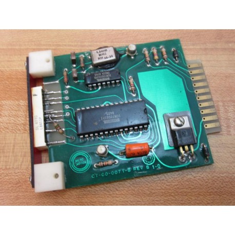 Micro Motion CT-00-0071-B Circuit Board CT000071B - Used